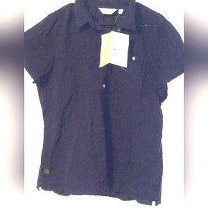 NWT Tegetta short sleeve blue light weight size 16 women's